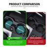 GLC GLB 2pcs Car Water Cup Bottle Holder Mat Anti-slip Pad Suede For Mercedes Benz AMG W210 W211 W206 W220 W203 W212 W205 W201