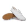 Kids' White Canvas and Mesh Sneakers for Dance, Gymnastics, and School Performances