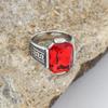 Men's High Quality Vintage Stainless Steel Zircon Styles Ring