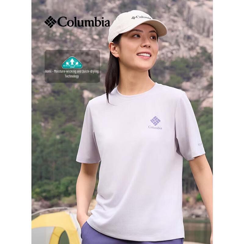 Columbia Women s Spring/Summer Quick-Dry Short-Sleeve Tee XR6735 M