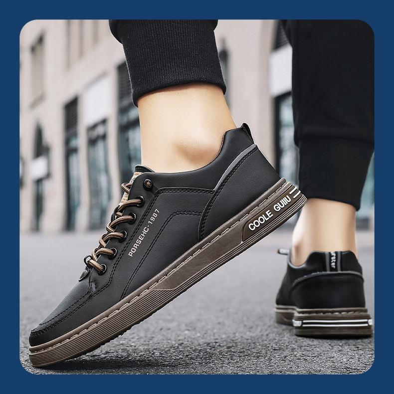 Spring New Casual Shoes  White Shoes Men's Korean Trendy Versatile Flat Shoes Youth Casual Men Shoes