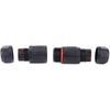 10PCS IP68 Waterproof Connector 3Pin Connector Extension Outdoor Plug Socket Cable Wire Cable for Car Truck Boat Indoor/Outdoor LED Strip Lights
