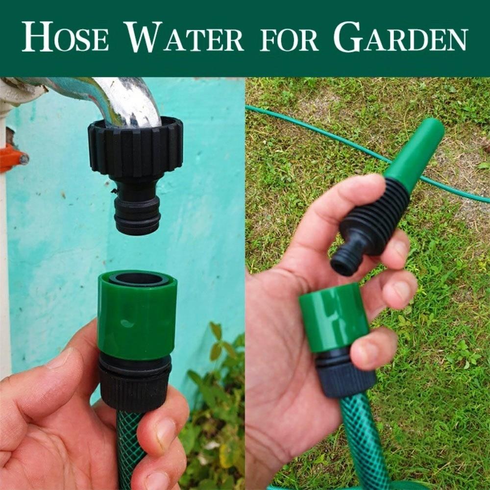 With Nozzles Plastic Water Pipe 5/10/15/20m Sprinkler Soaker Hose Garden Hose Set  Washing Cars