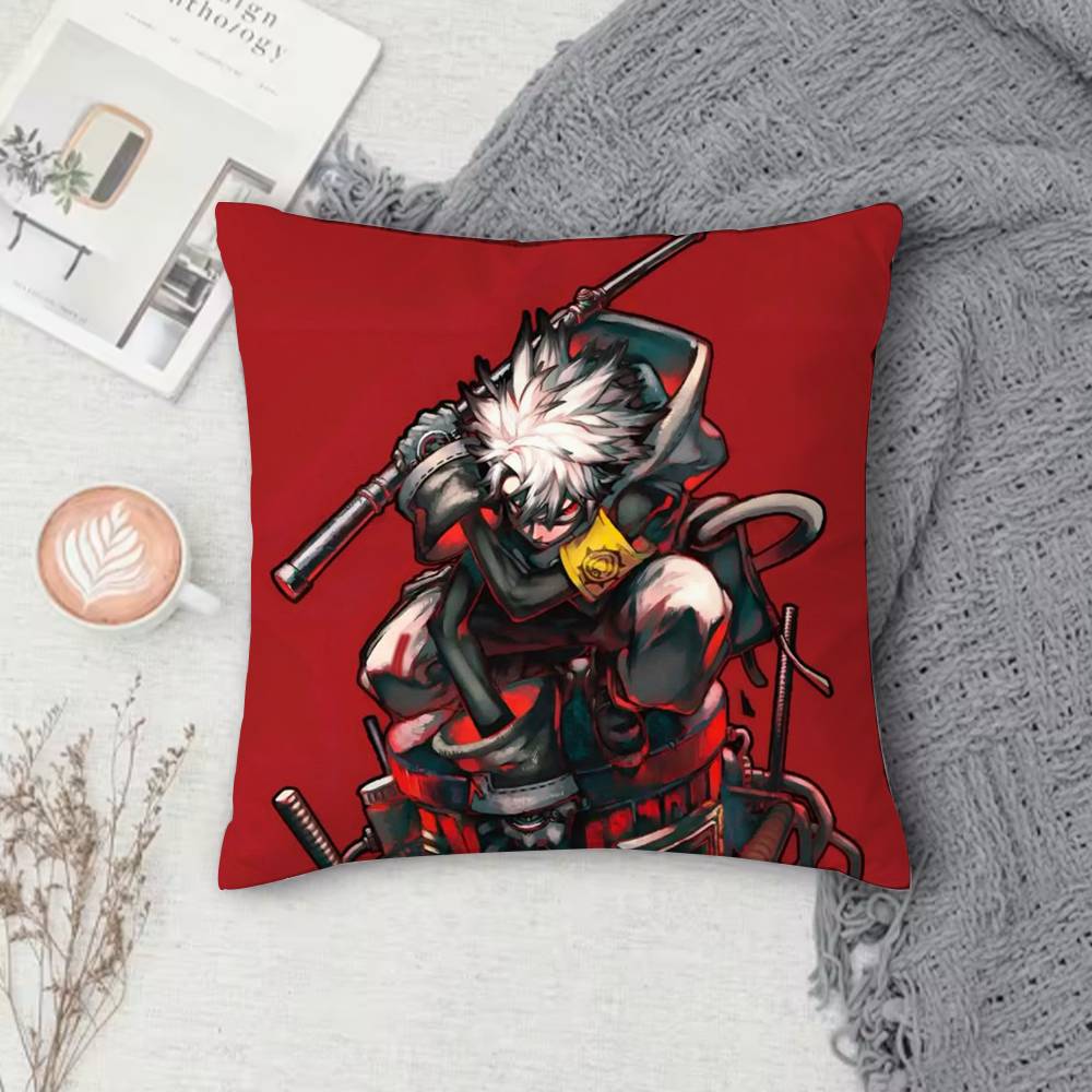 Gachiakuta Doublesided Printed Square Pillow Cover Decorative Cushion Cover for Sofa Bedroom Bedside