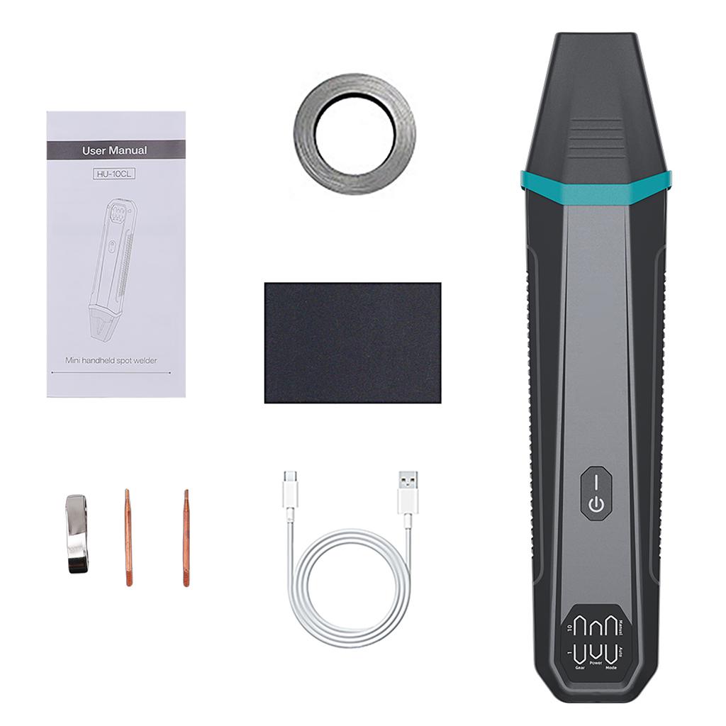Portable Battery Spot Welder Handheld Spot Welding Tool 3360W Power Dual Pulse Output with Temperature Control