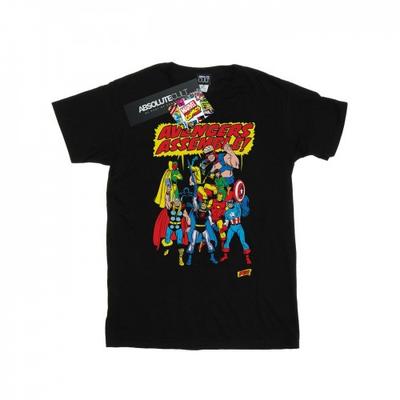 Camiseta masculina dos Vingadores montam