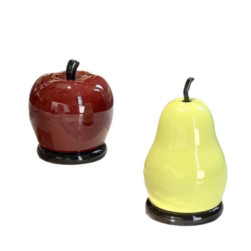 Apple Pear Toothpick & Swab Holder - Cute, Creative, High-Grade Storage Box.