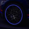 Luminous Tire Valve Caps 4pcs Fluorescent Night Glowing Decor Motorcycle Bike Wheel Nozzle Dustproof Tyre Valve Stem Cap
