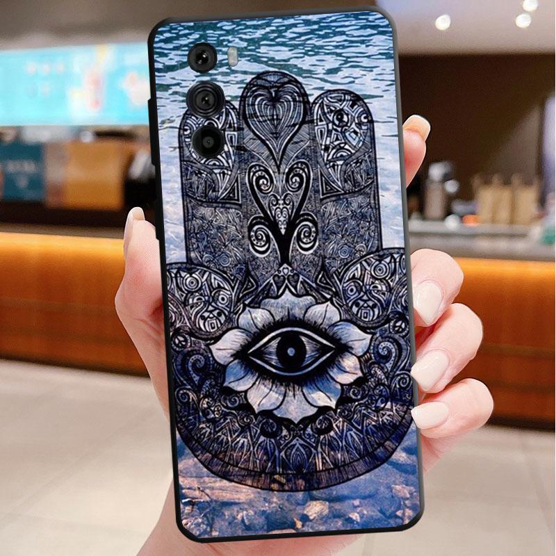 

Phone Case For Motorola Edge 50 40 Pro 60 50 40 30 Ultra Neo Fusion Moto G85 G72 G53 G54 G84 G13 G32 Hamsa Hand of Fatima Moto G32