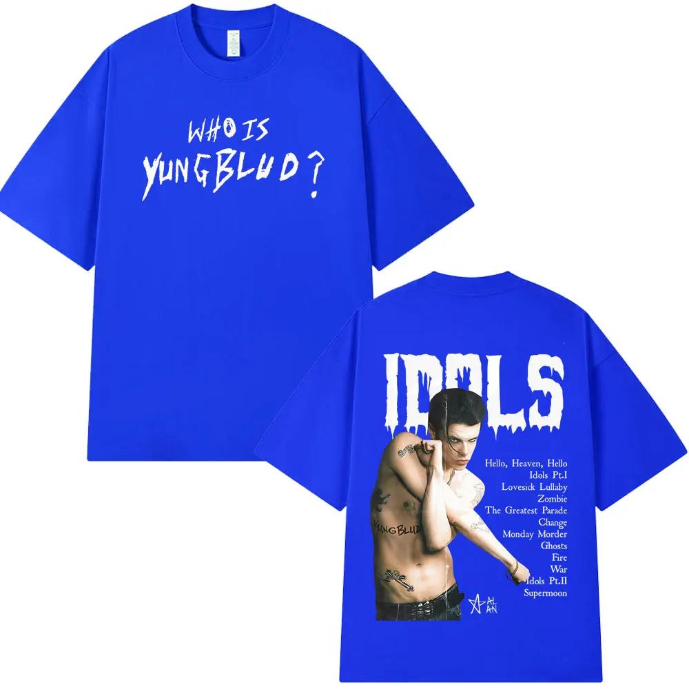 Yungblud IDOLS The World Tour 2026 Merch T Shirt Men Women Hip Hop T-shirts Casual Cotton Oversized Gothic Punk Loose T-Shirts