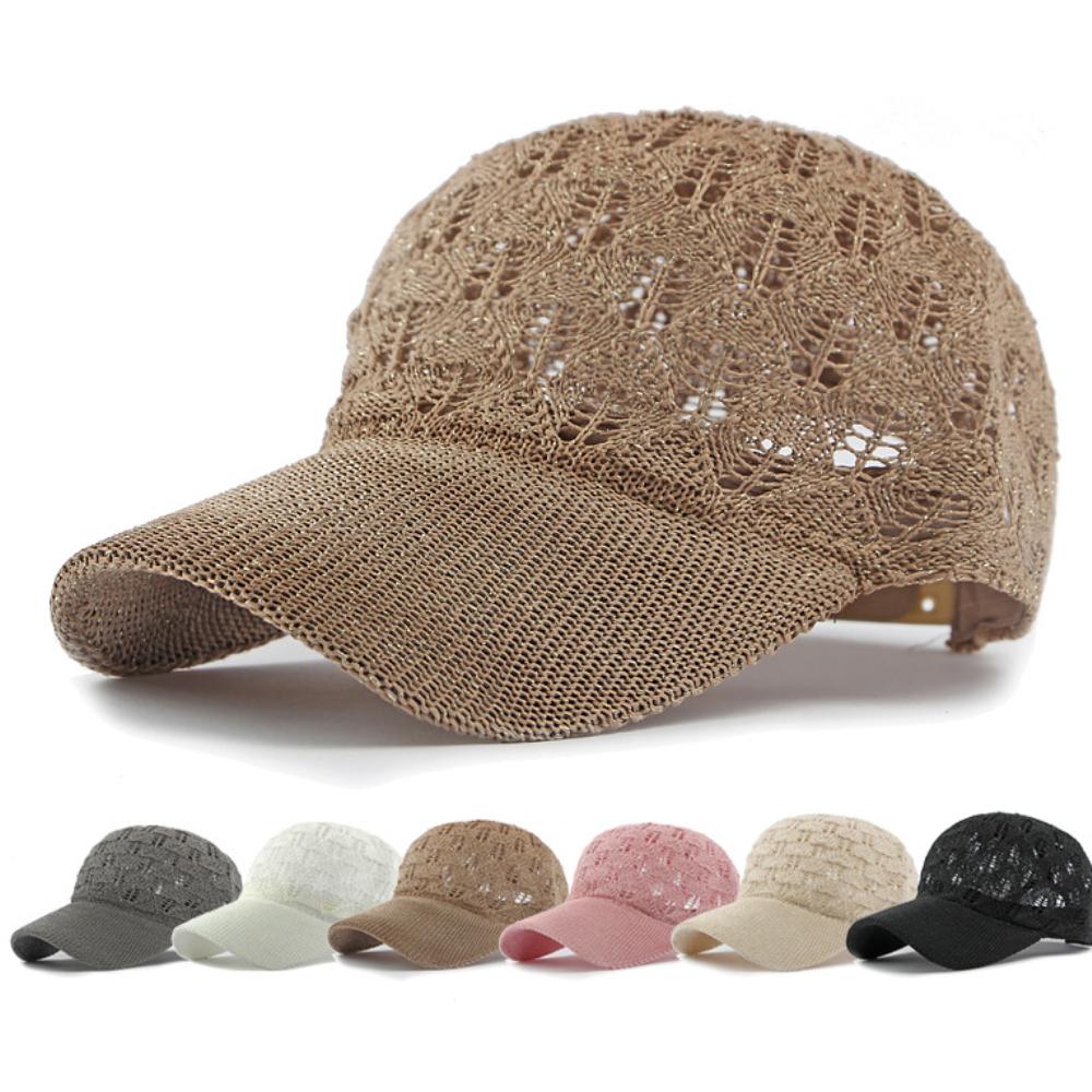 HT4369 Baseball Cap Female Breathable Spring Summer Sun Hat Stylish Adjustable Hip Hop Snapback Cap Men Women Mesh Baseball Hat
