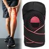 1pc Knee Brace with Side Stabilizers Breathable Sports Knee Support Protector(Black Pink )