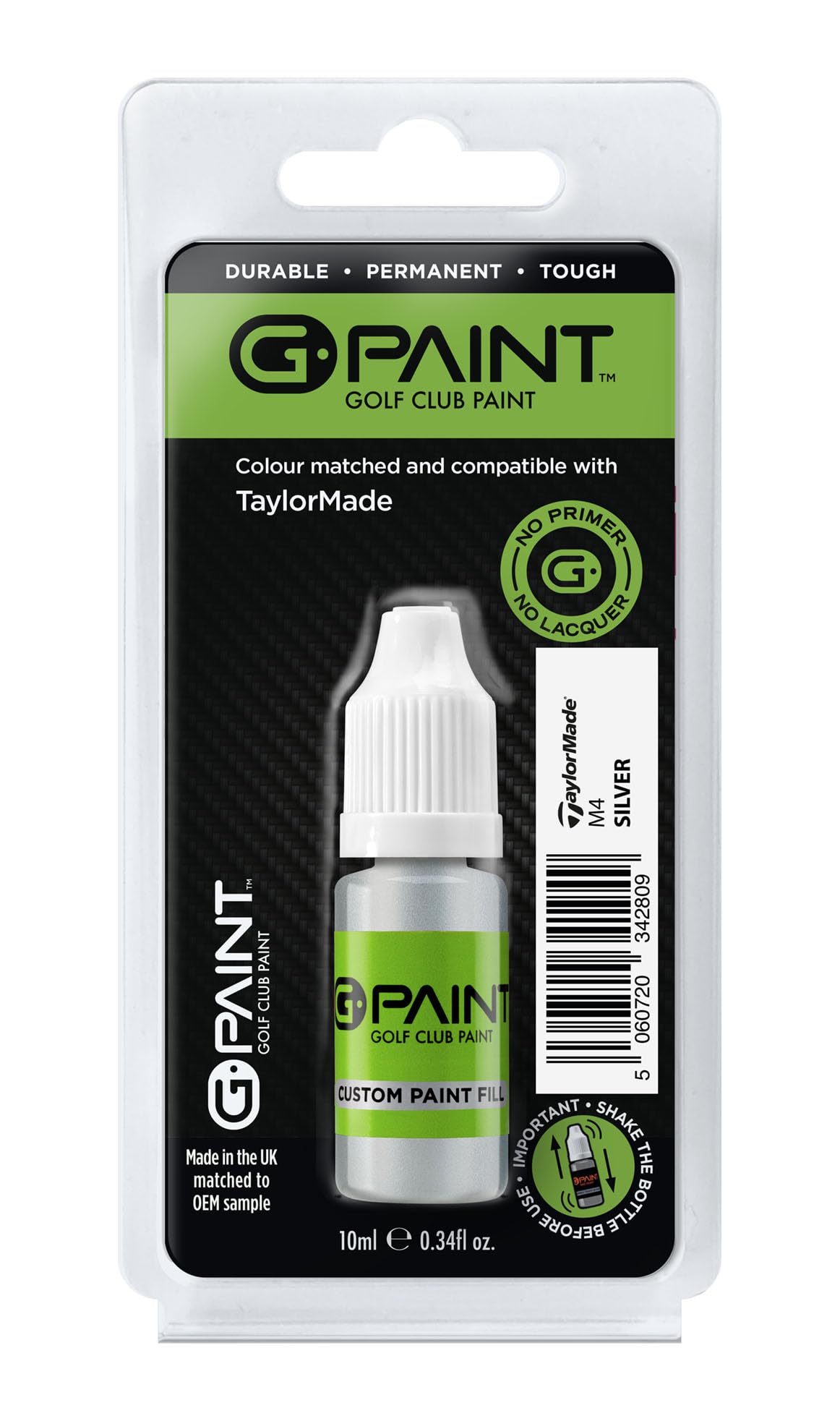 

G- Golf Club , aylerMade M3 M4 M5 M6 Color Easy Touch Up 0.3 fl oz (10 ml) (Silver) 10ml срібний