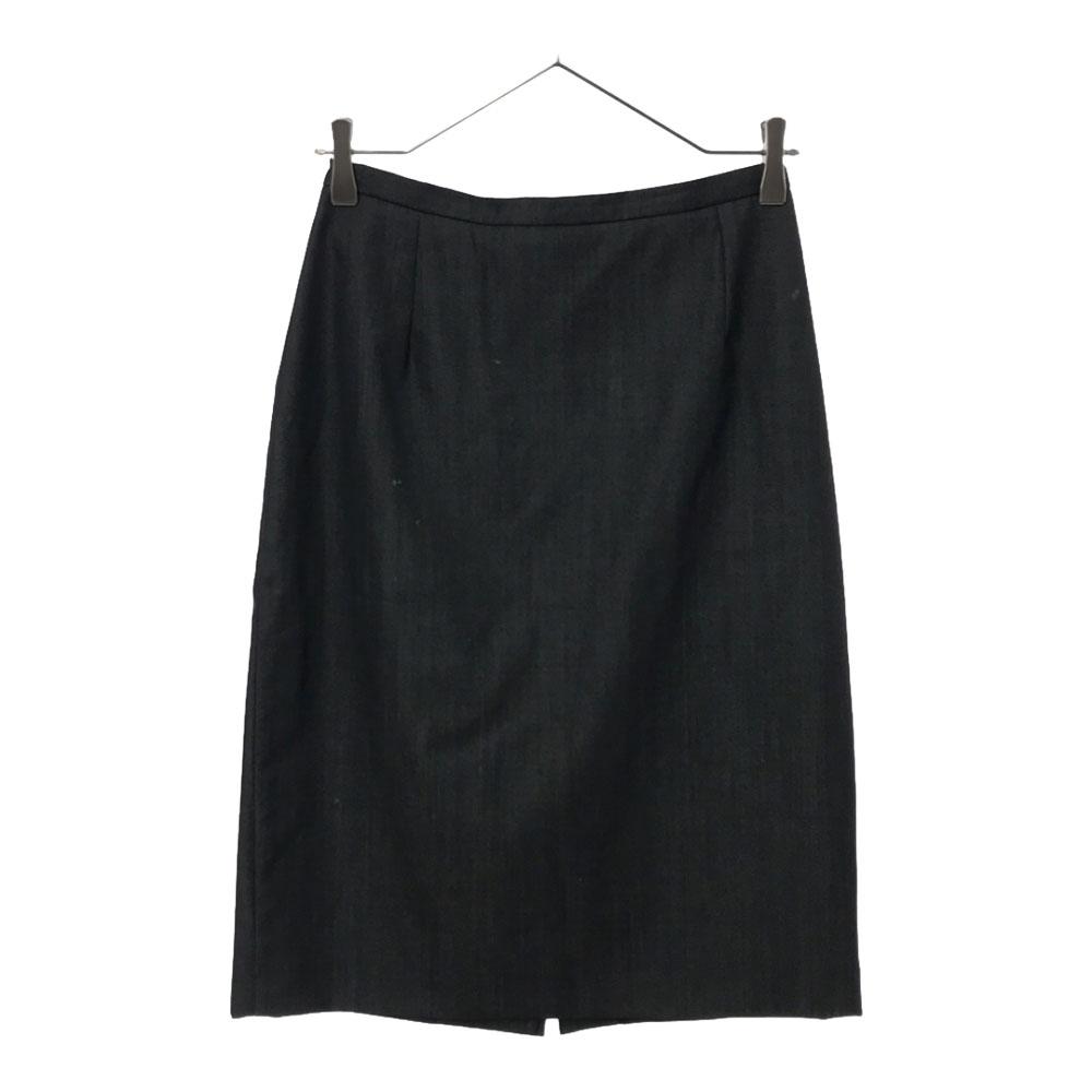 Sportmax Made In Italy Wool Skirt Suit Setup 40 Gray Women Used