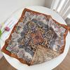 Summer new double-sided velvet scarf air-conditioned room with shawl women travel photo thin sunscreen 61 small square scarf