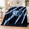 Memphis Grizzlies Flannel Throw Blanket Soft Warm Cozy For Sofa Bed Indoor Home Bedroom Use