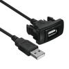 USB Port AUX Cable Adapter Cord Wire Charger Cable Fit for Toyota Corolla New