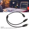 MIDI DIN 5 Pin Splitter Y Adapter Din 5 Pin Female To Dual 2 Male Audio MIDI Adapter Extension Cable for MIDI Electric MIDI Guitar Cable, Keyboard,