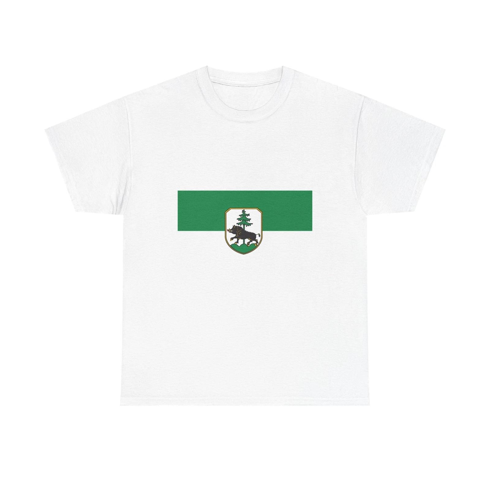 Flag of Ebersberg Germany - T shirt 2XL