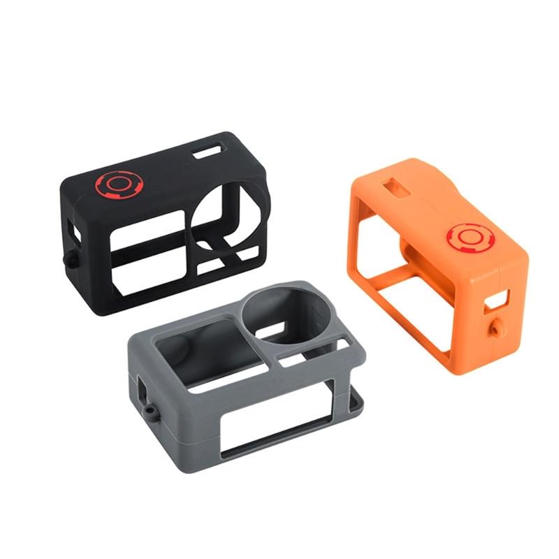 Silicone Camera Protective Cover Lens Guard Scratch-proof Case Sleeve for Action 5 Professional Camera with Lanyard