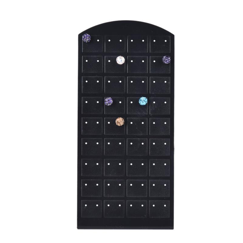 24/48/72 Holes Jewelry Organizer Holder Stand Plastic Earring Display Show Case