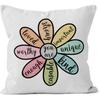HIWX You Are My Sunshine Pillow Cover, You Are My Sunshine Pirational Quote Decorative Pillowcase Throw Pillow Cover 18 X 18 Inch Pillow Case,Boho