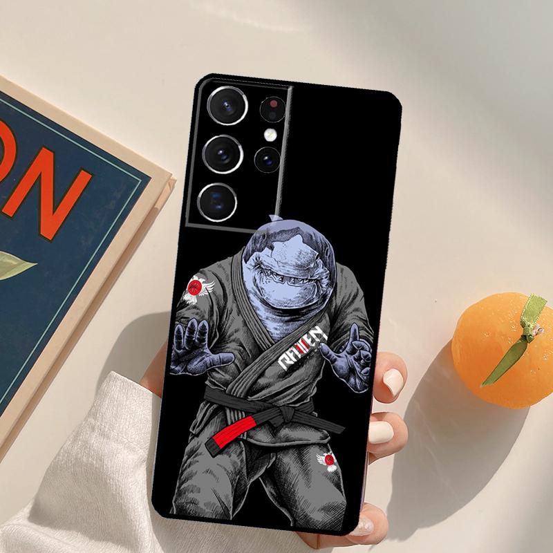 BJJ Brazilian Jiu Jitsu Phone Case For Samsung Galaxy S23 S26 Ultra S20 S21 S22 S24 S25 S10 Plus S25 FE Back Cover