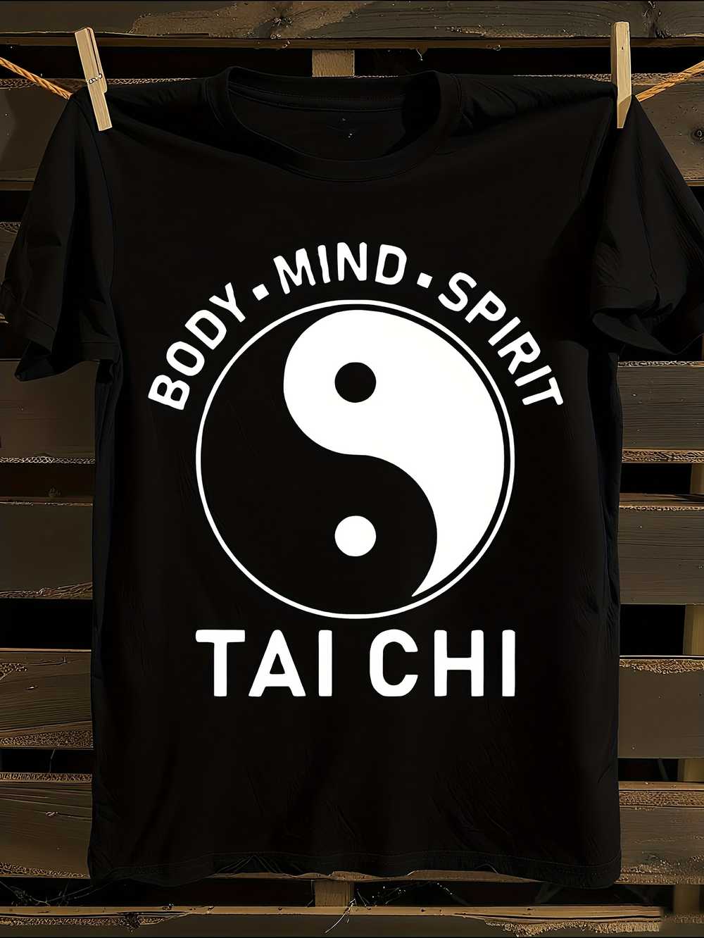 s Tai Chi Martial Arts T-Shirt XL
