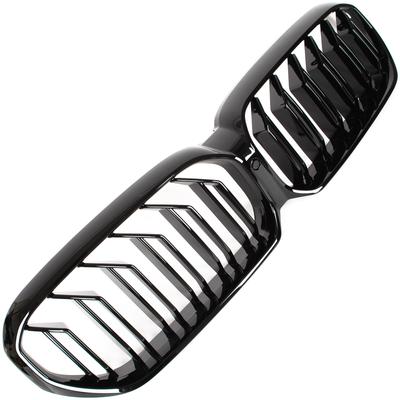 BMW 5 G30 G31 LCI 2020- Headlight Grille (kidney) BLACK GLOSSY DOUBLE BAR