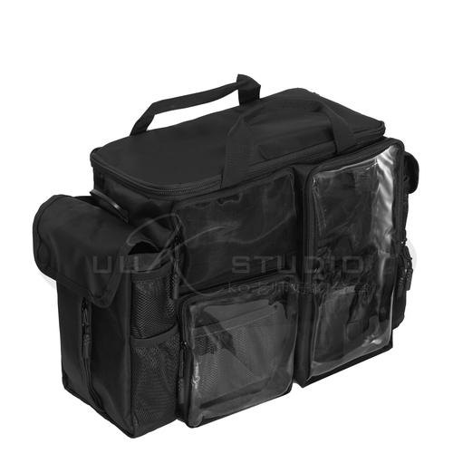 Large Makeup Bag for Artists Stylists Touch Up Organizer Professional On Site Cosmetic Insert Organizer Bag black
