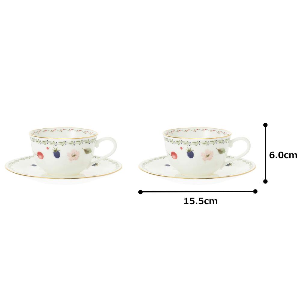 Noritake Portshore Bone China Cup Saucer Set 220cc & (Pair) (Coffee/Tea) (P59387A/4613)