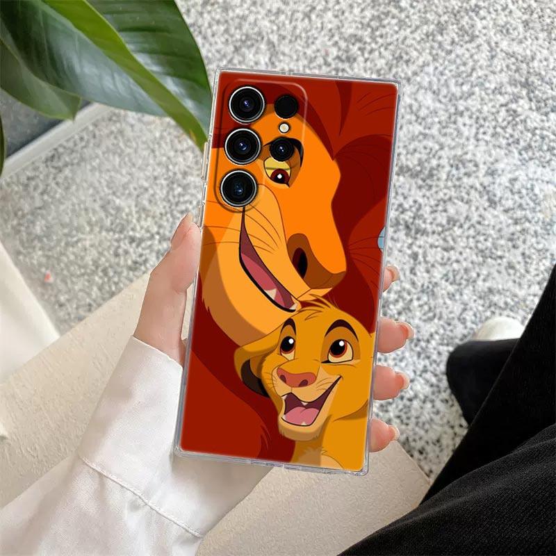 The Lion King Disney Transparent Case For Samsung Galaxy S26 S25 Ultra S24 S22 S26 Plus S20 S23 S21 S25 FE S24 5G Clear Cover
