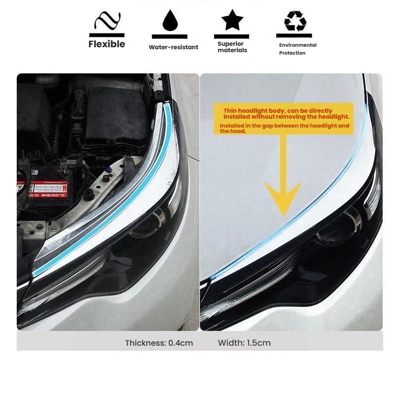 GXP1 For Dodge Durango 11-23 Daytime Running Light Guide Strip Auto LED DRL Daytime Running Light Flexible Decorative Ambient Lamp