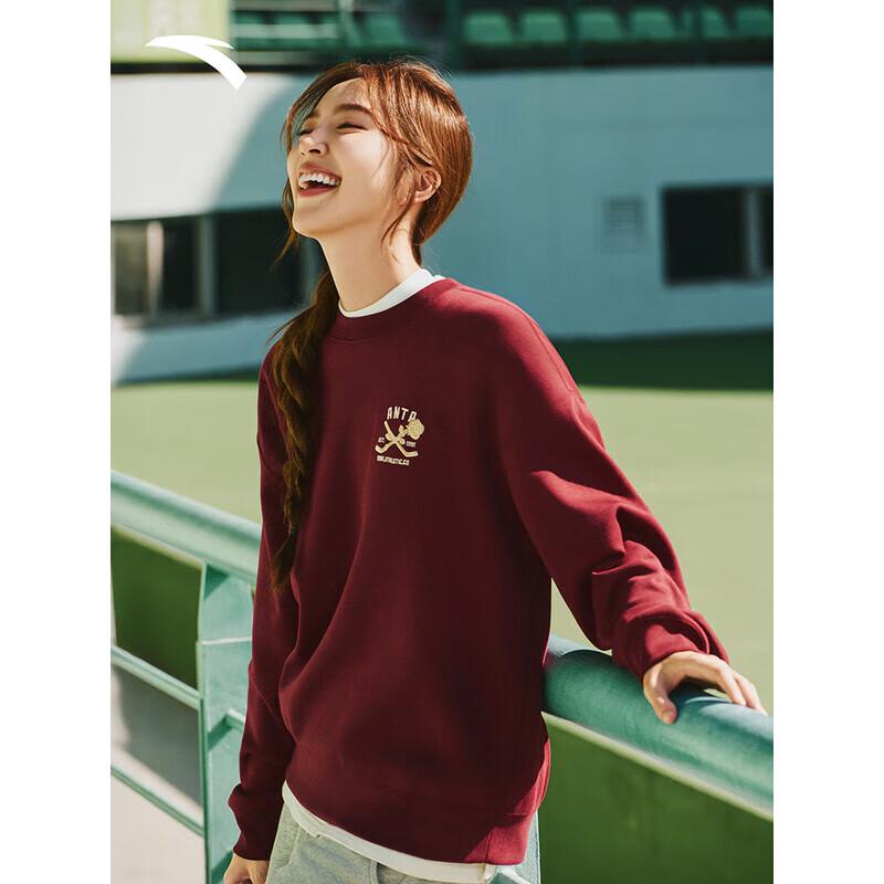 ANTA Women s Fleece Lined Pullover Sweatshirt S