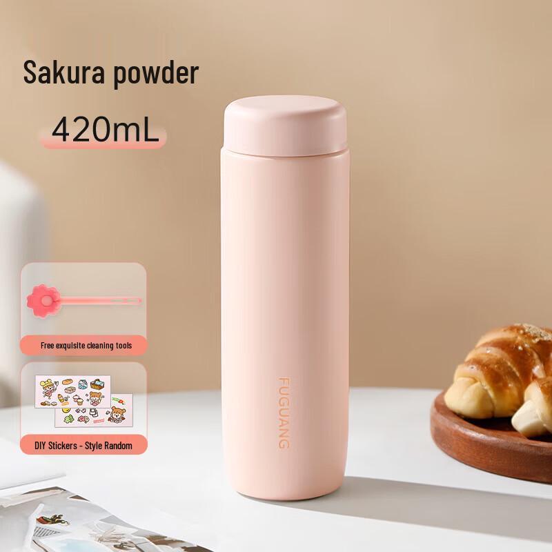 FUGUANG Elegant 316L Stainless Steel Portable Thermos Mug