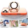 KEYSION 360° Rotating Magnetic Ring Stand Case for MagSafe for iPhone 17 Pro Max 17 Air Matte Transparent Shockproof Phone Cover