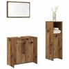 VidaXL 3-piece Bathroom Furniture Set Engineered Wood, Bathroom Cabinet, Bathroom Cupboard, Furniture 3328559