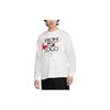 Nike T Shirts Men's White Crew Neck Moderate Straight Fit FQ4921-121