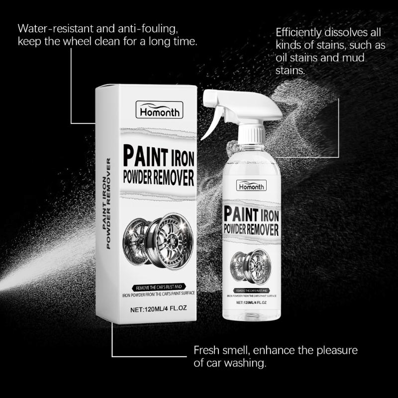 Wheel Cleaner Effectively Eliminates Stubborn Brake Dust Rust Restores Shine Safe for Aluminum Wheels Tire Care Solution