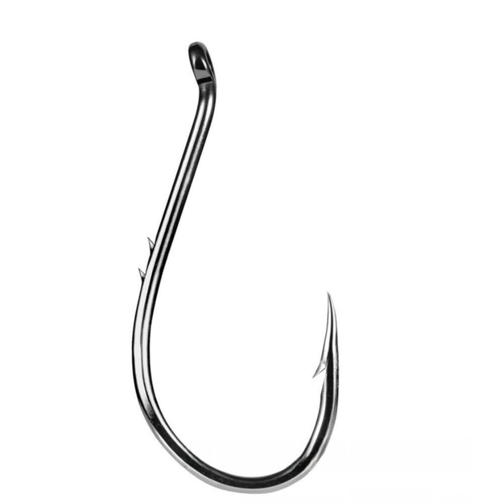 50/100pcs 50-100 Pieces Long Shank Fishing Hooks Bait Holder Jig Hooks Freshwater Fishing