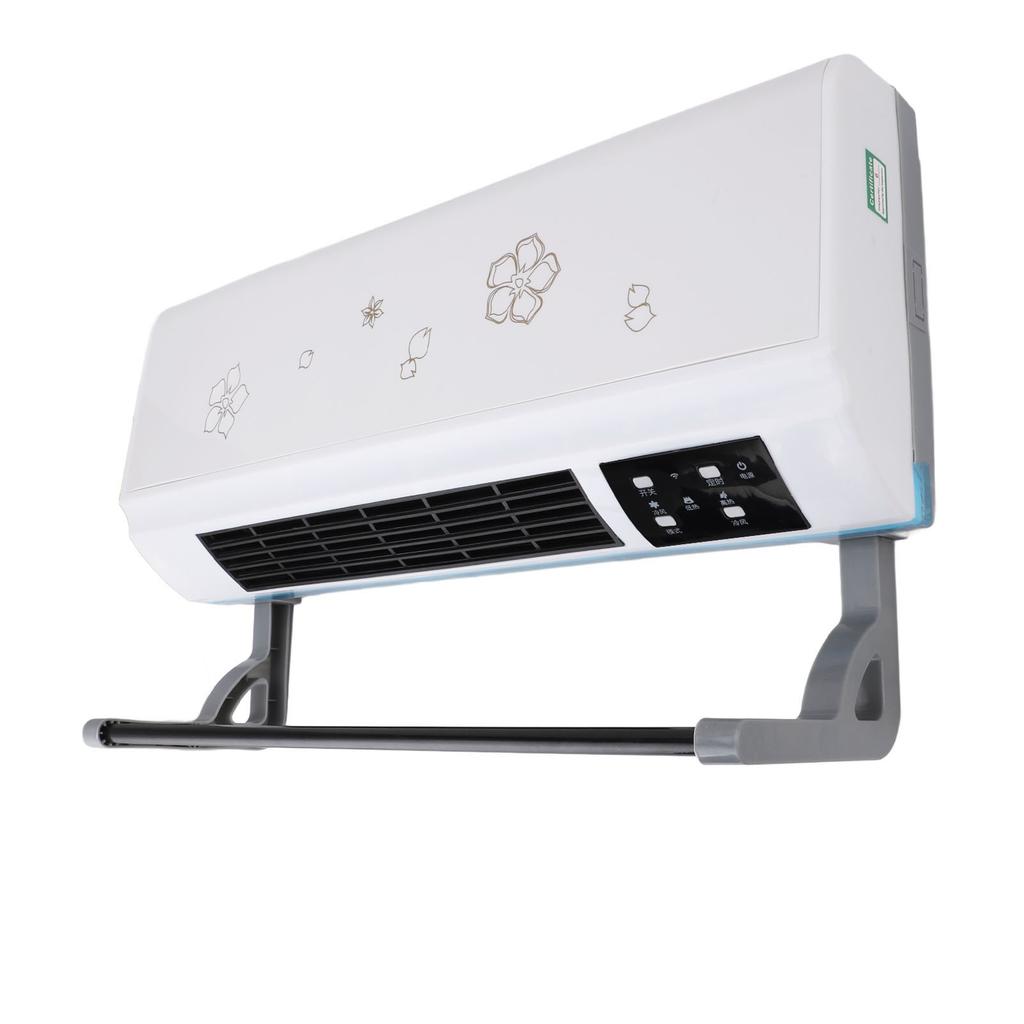 Wall Heater Waterproof Nature Warm Wind Auto Constant Temp Electric Air Heater with Remote for