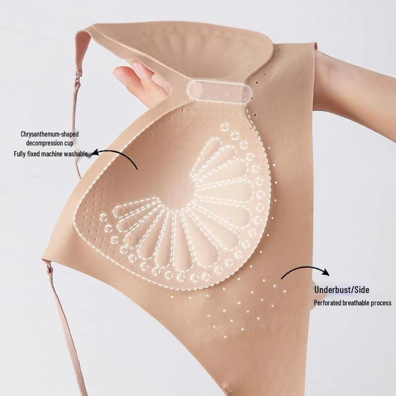Adjustable Spaghetti Strap Tank: Women's Ultra-Thin Invisible Bra with Fixed Cup – Summer Edition