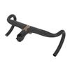 Cycle Handlebar Lightweight Aluminum Alloy Integrated Bent Handlebar for Road Cycle Black Gold