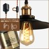 PNRLUX Pendant Set of for Track E26 LED Bulb Remote 22cm 300LM equivalent to Scandinavian Style Ceiling Antique Dining Living Retro Steel No