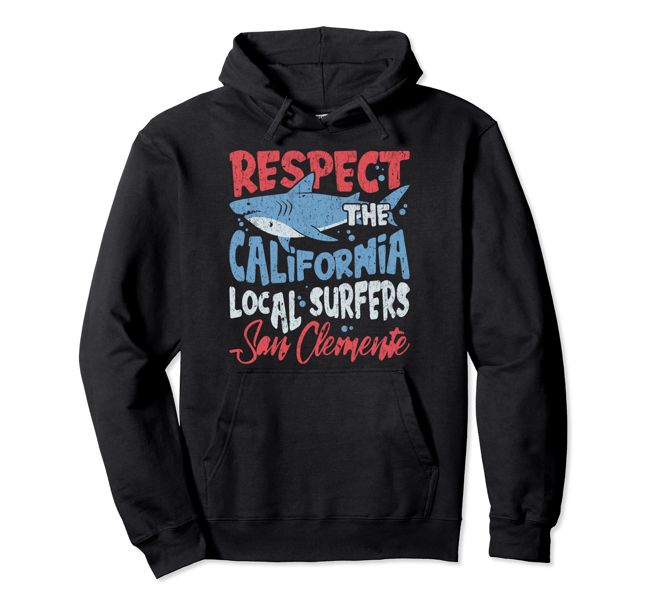 

Respecting local San Clemente Summer Hoodie California s surfers чёрный