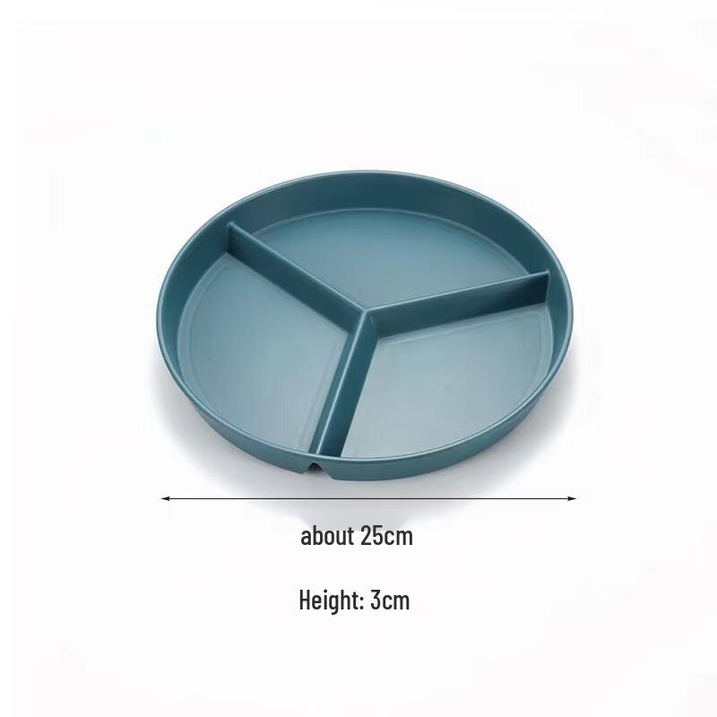 Nordic Divided Wheat Straw Dinner Plates