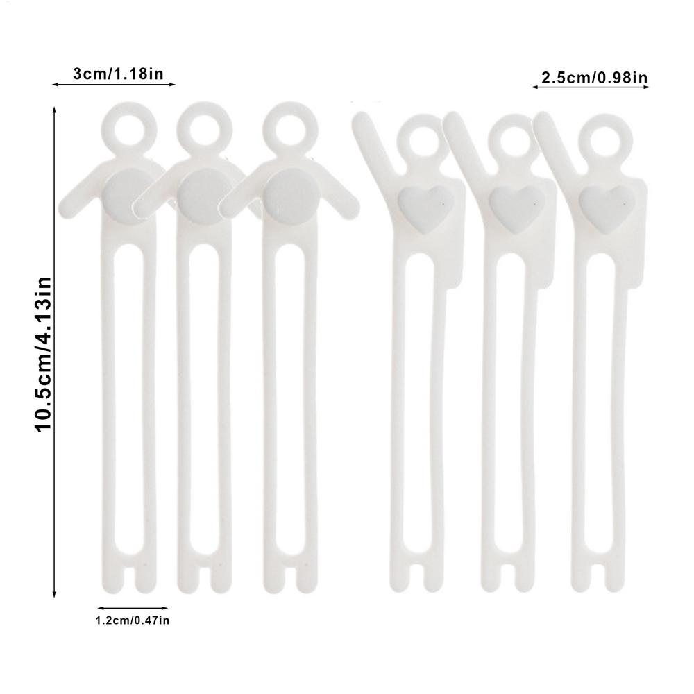 6PCS Cable Organizer Earphone Clip Charger Cord Management Silicone Wire Manager Holder Data Line Bobbin Winder Straps