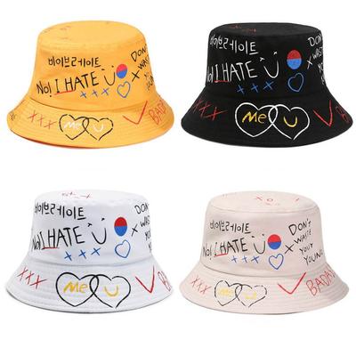 Women Men Fishing Summer Hip Hop Cap Fisherman Hat Bucket Hat Harajuku