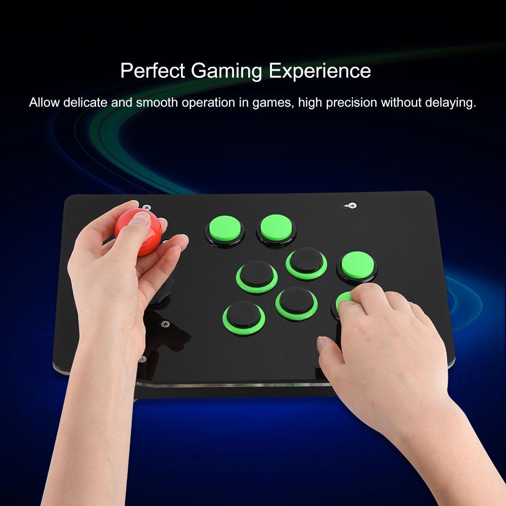 USB Arcade Fighting Game Console Joystick No Delay Controller for PC Computer Games