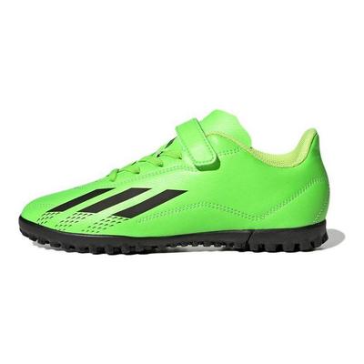 X Speedportal.4 H&L TF Durable Low-Top Kids Football Shoes Fluorescent Green Kids Football Shoes GW8501